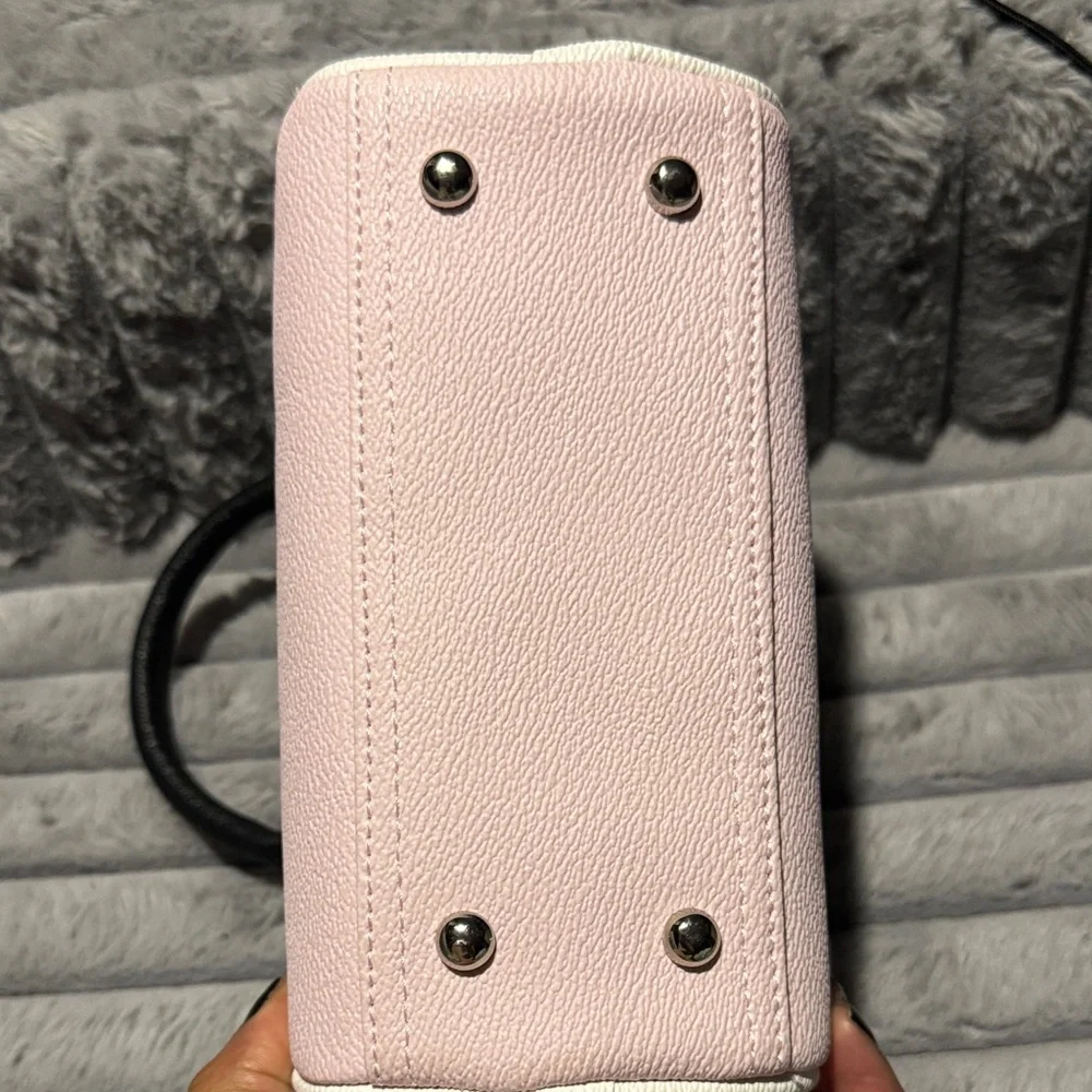 Von Dutch Light Pink Mini Bag with Black Accents - Picture 5 of 5